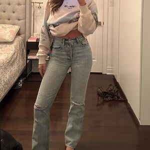 DENIM FORUM Aritzia Jens - The Joni High Rise Loose 32L